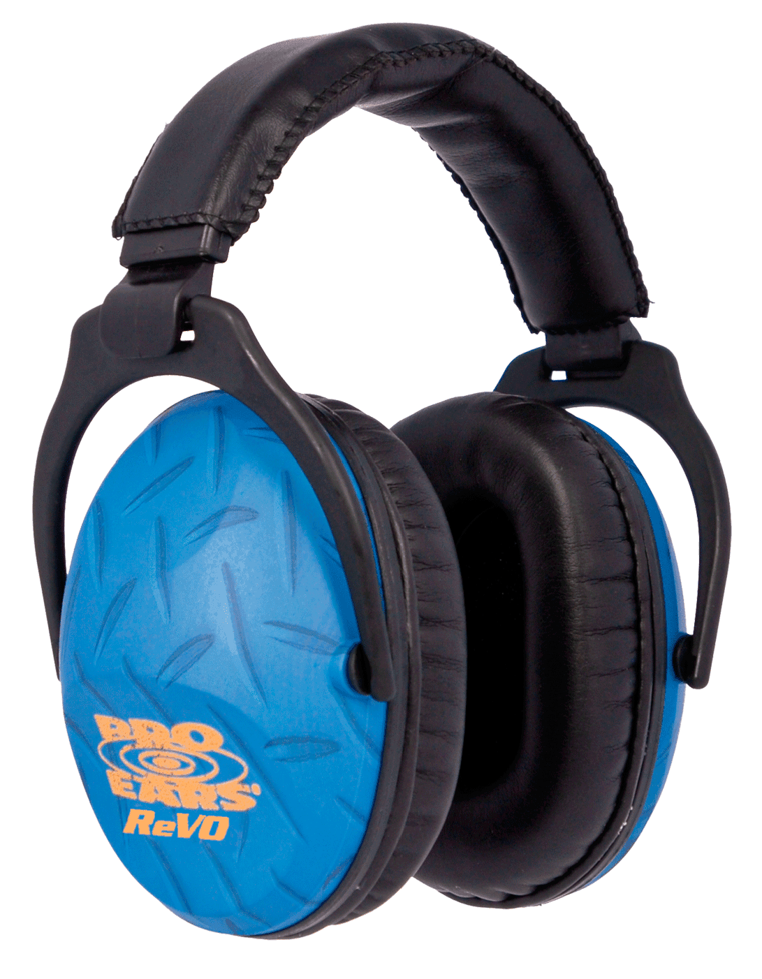 Pro Ears PE26UY010 ReVO Passive Muff 26 dB Over the Head Black w/Blue Diamond Plate Pattern Youth 1 Pair