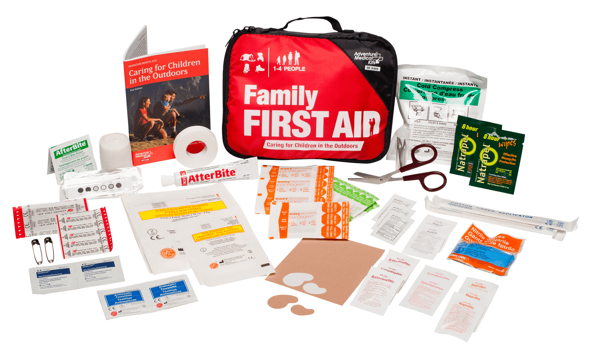 Adventure Medical Kits 01200230 Adventure Family Kit First Aid Black/Red