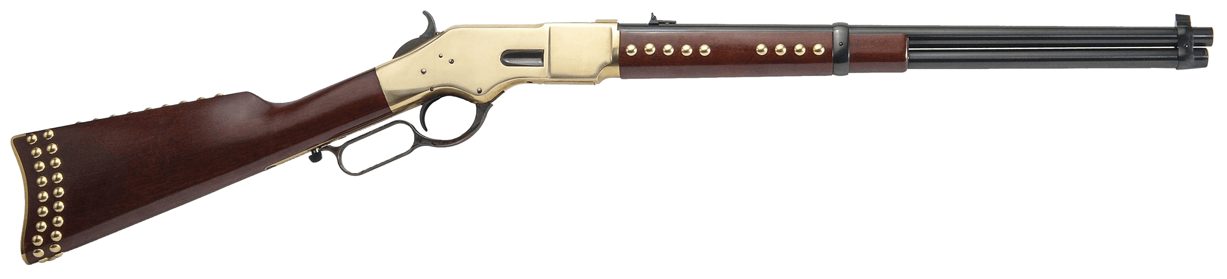 Cimarron Firearms, 1866 Pawnee, 45 Colt, 19 inch, Brass Receiver, Wood Stock