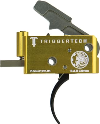 Battle Arms Development Ar15 Tt15 Trigger 2 Stage Curved Lever Pin Compatible