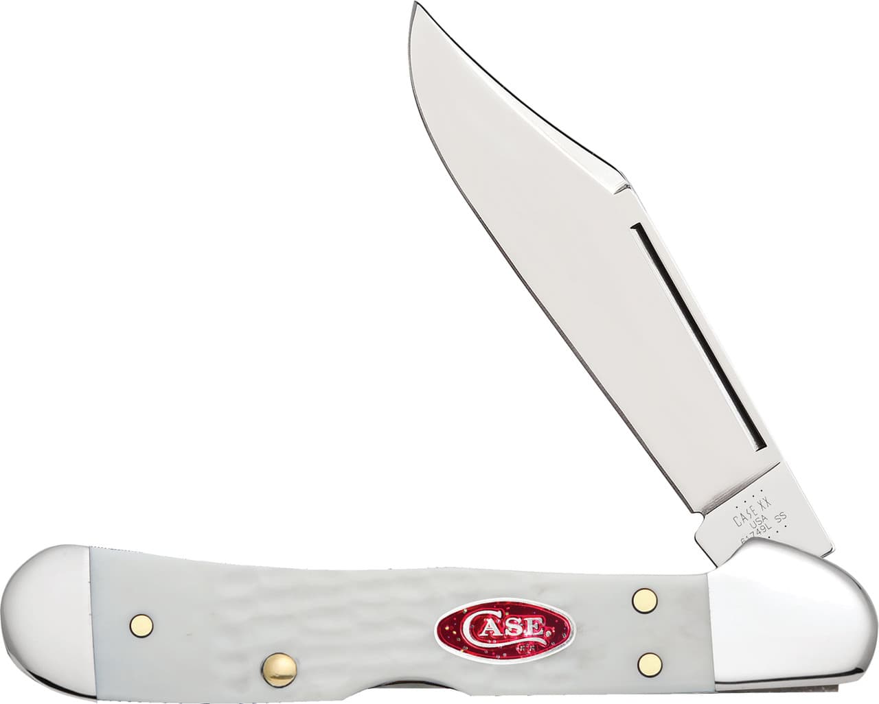CASE KNIVES WHITE SYNTHETIC