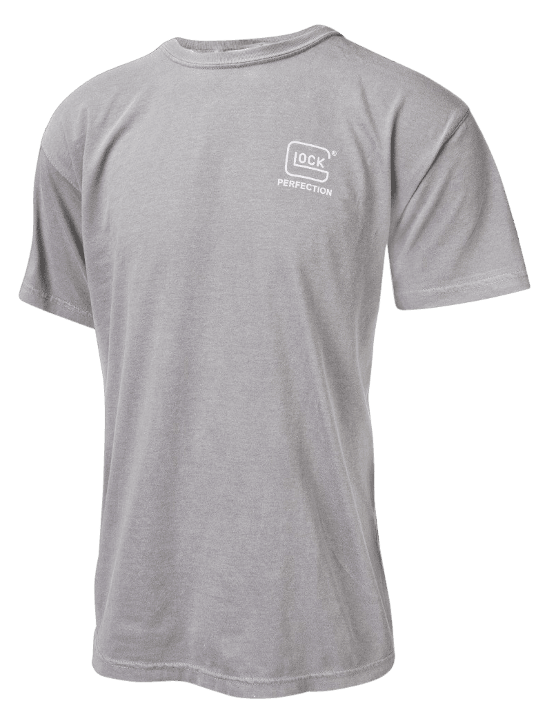 Glock AA75148 Perfection  Gray Cotton Short Sleeve 3XL
