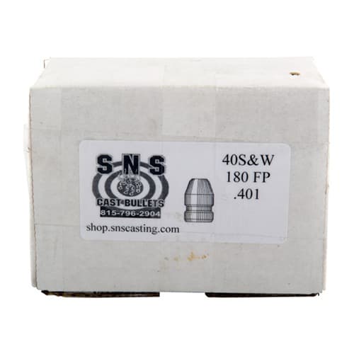 .40 CAL/10MM (.401'') 180GR FP LEAD BULLETS 500/BOX