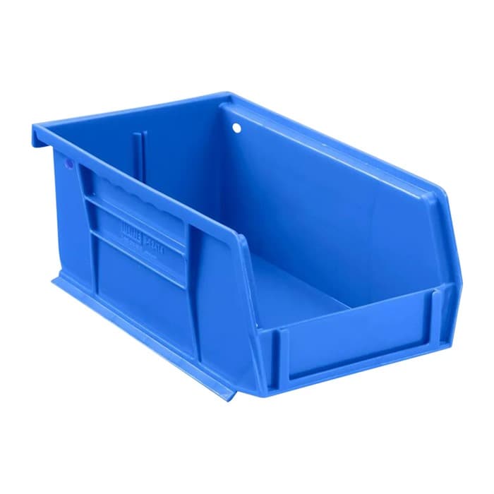 STACKABLE BULLET BIN, LARGE BLUE