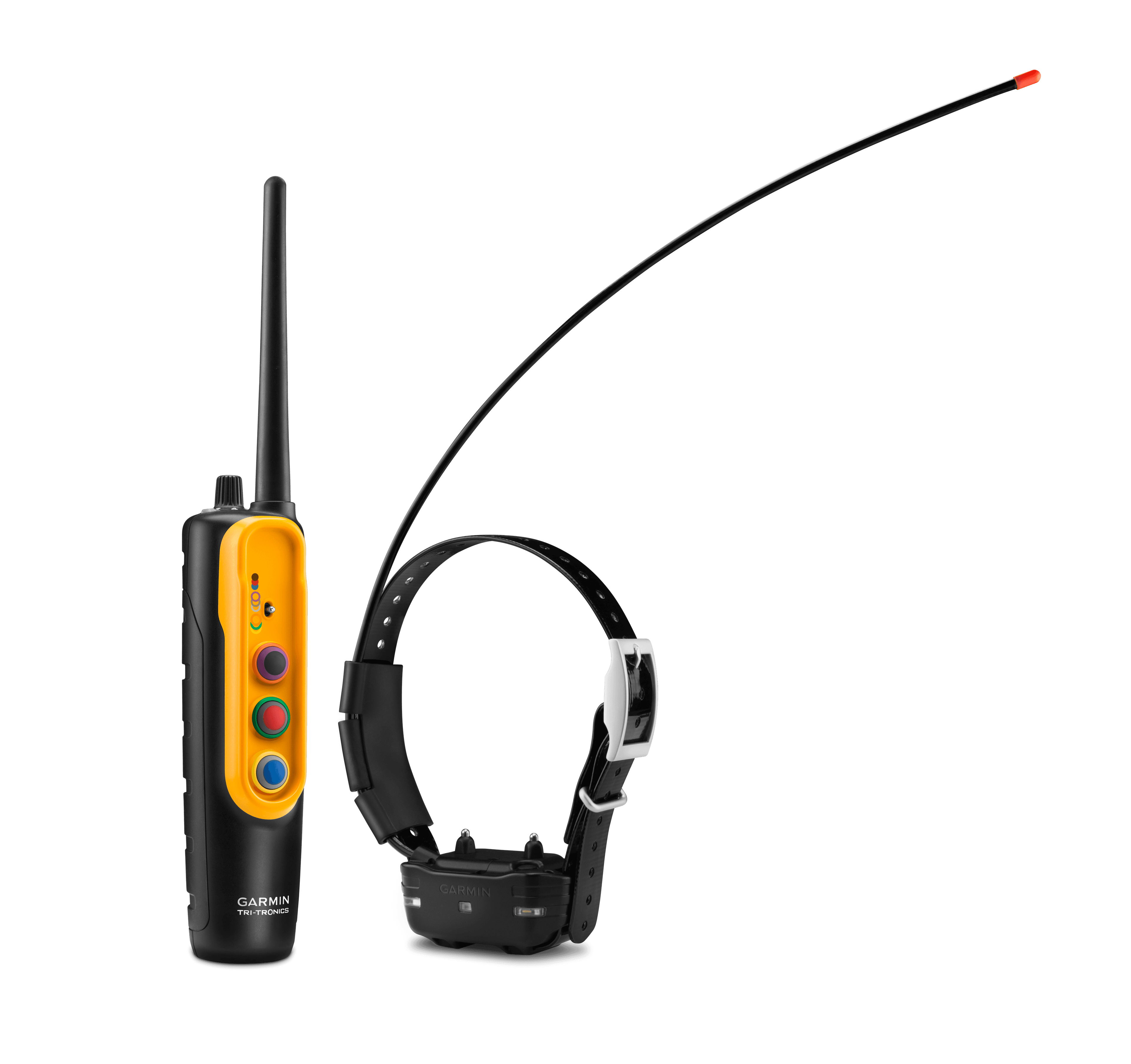 Garmin 0100120400 Pro Trashbreaker System Bundle Handheld w/BarkLimiter, Tri-Tronics, LED Beacon Lights, 1-Hand Operation Yellow Rechargeable Li-ion; Collar Up to 9 Dogs 4 Mile Range