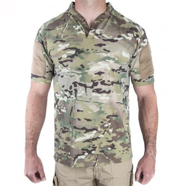 BOSS RUGBY SHIRT SHORT SLEEVE MULTICAM LG