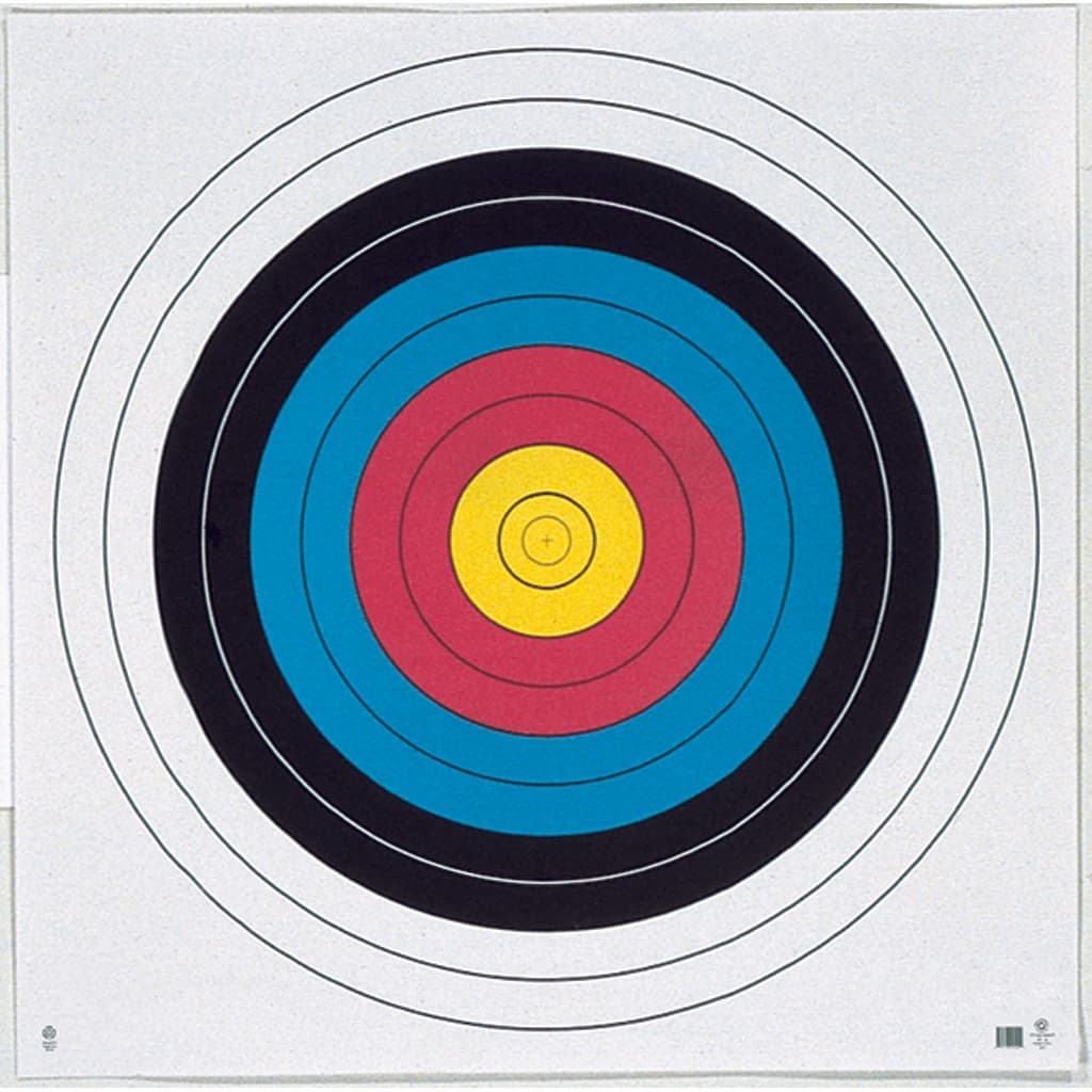 Maple Leaf Target Face FITA 10-Ring 60 cm. 25 pk.