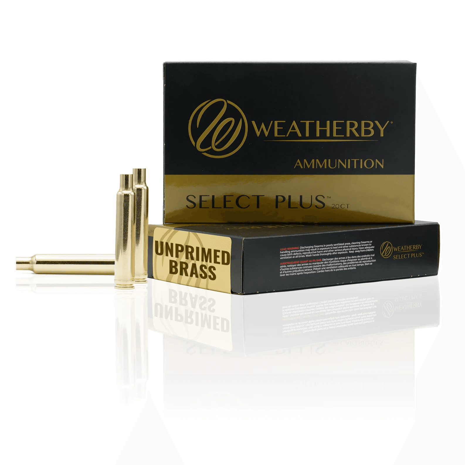 Weatherby BRASS303 Unprimed Cases  30-378WthbyMag Rifle Brass 20/Box
