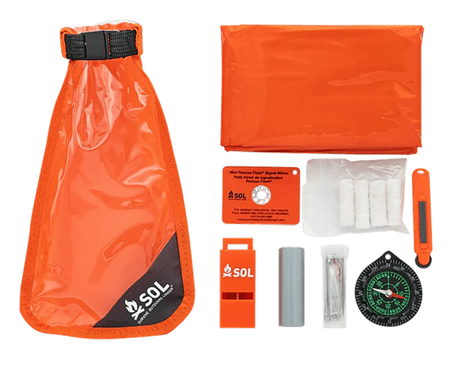 Survive Outdoors Longer 01401727 Scout Survival Kit Waterproof Orange