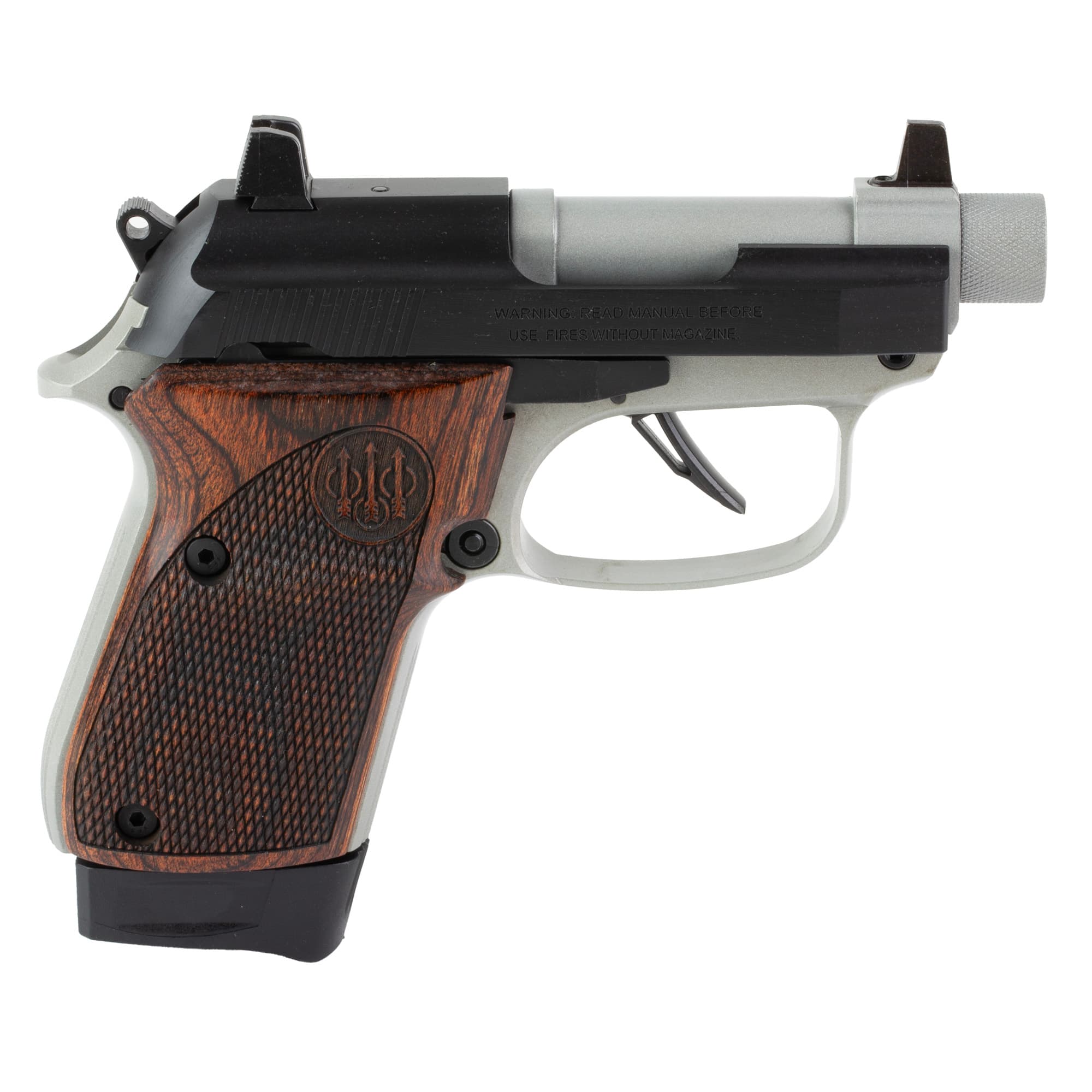 Beretta 30X Tomcat Inox 32 ACP 2.4 in 8 Rounds Stainless Steel Wood Finish