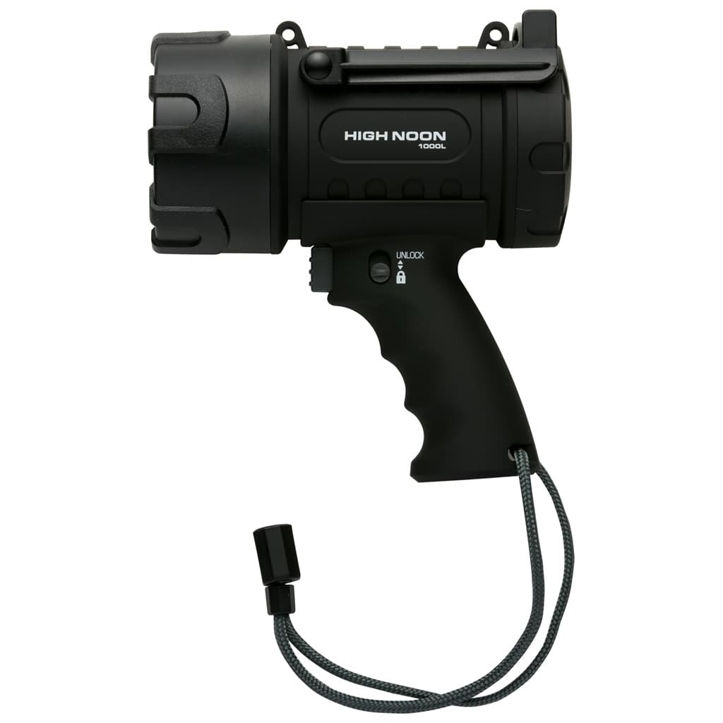 Browning High Noon Spotlight LED Handheld Four C Batteries Waterproof Floating Multiple Modes Stand