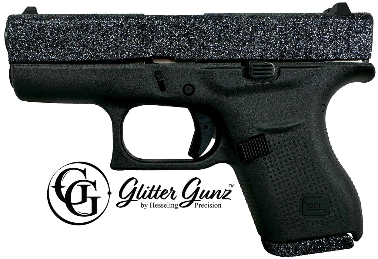Glock G42 380 ACP 3.25in 6-Round Glitter Gun Twilight