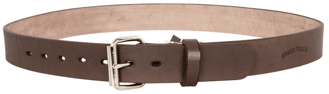 Uncle Mikes-leather(1791) BLTUM46/50DBR Gun Belt Dark Brown Leather, Belt Size 46/50, 1.50" Wide