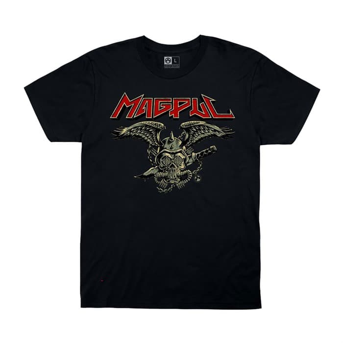HEAVY METAL COTTON T-SHIRT BLACK MEDIUM