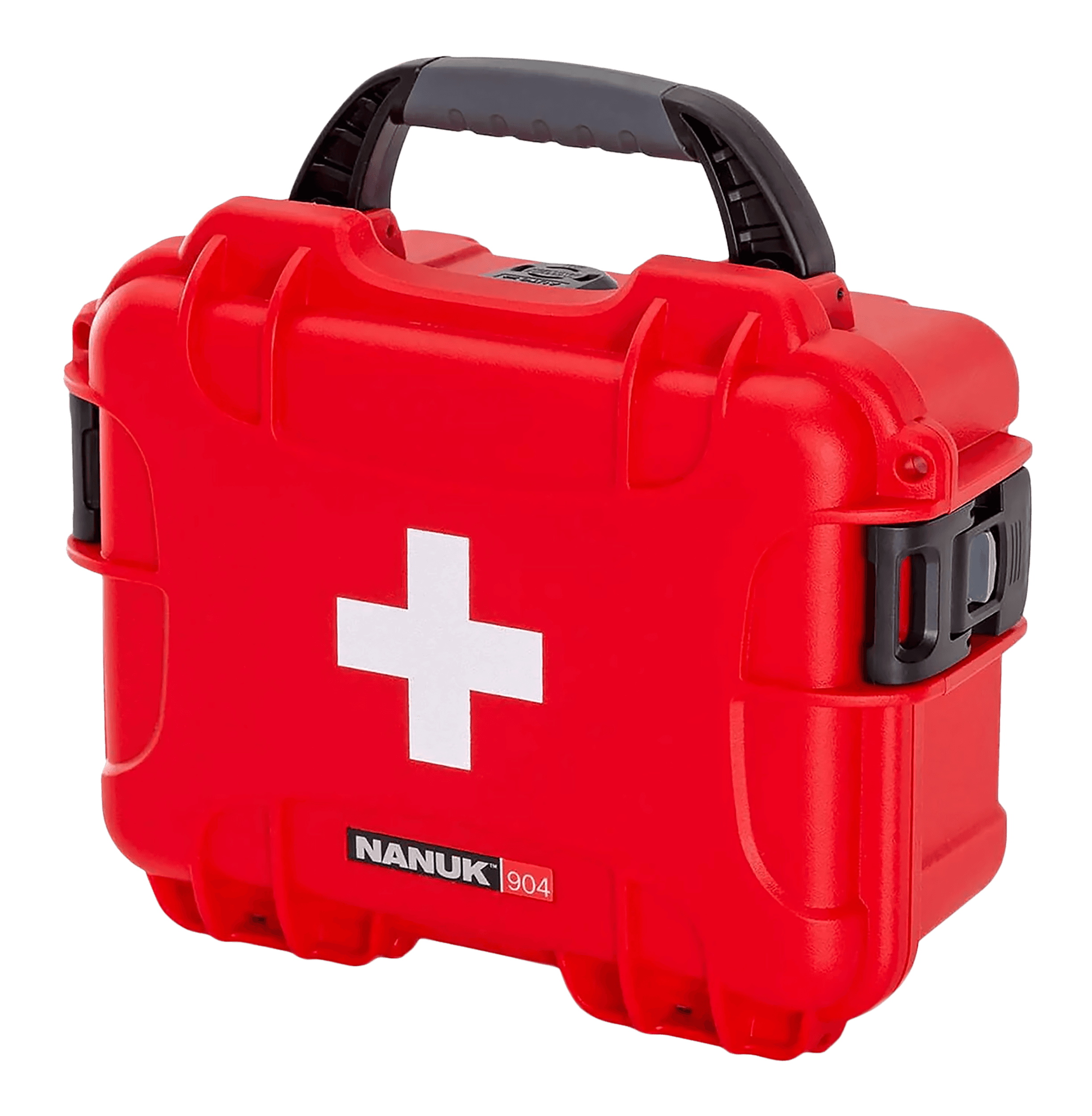 Nanuk 904S000RDPA0FSA01 First Aid Case  Waterproof Red NK-7 Resin
