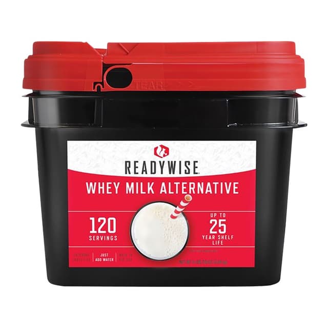 120 SERVINGS OF LONG-TERM DRY POWDERED WHEY MILK