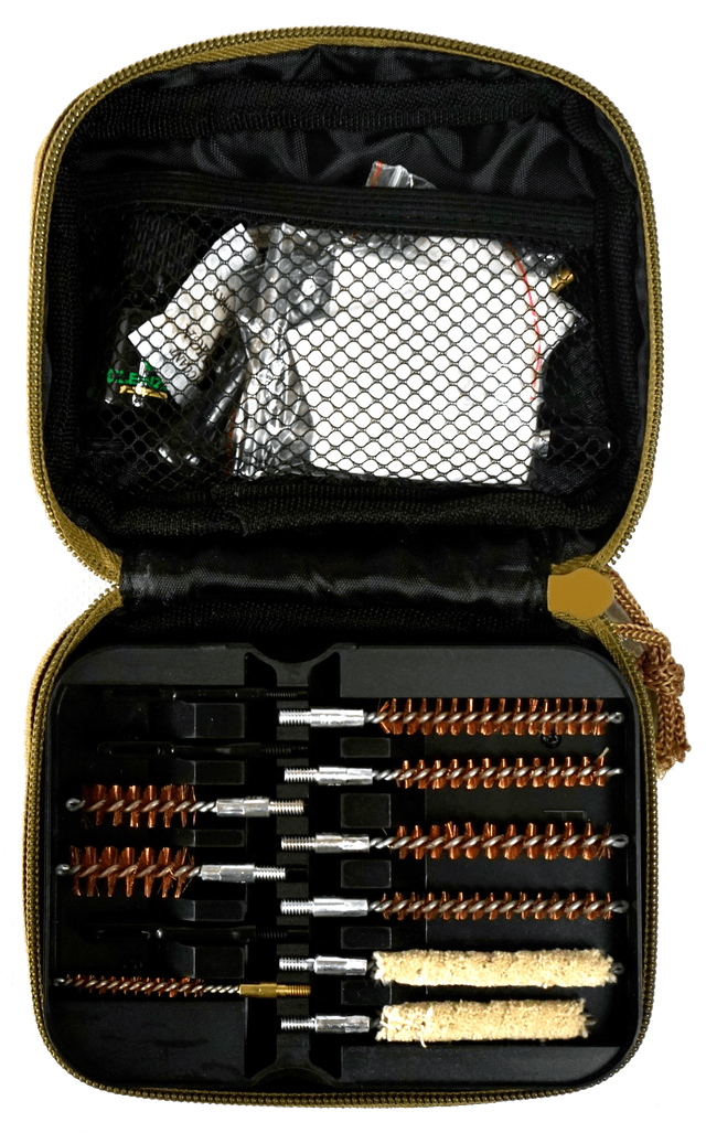 Clenzoil 2830 Field & Range Cleaning Kit Multi-Caliber Rifle/21 Pieces Tan