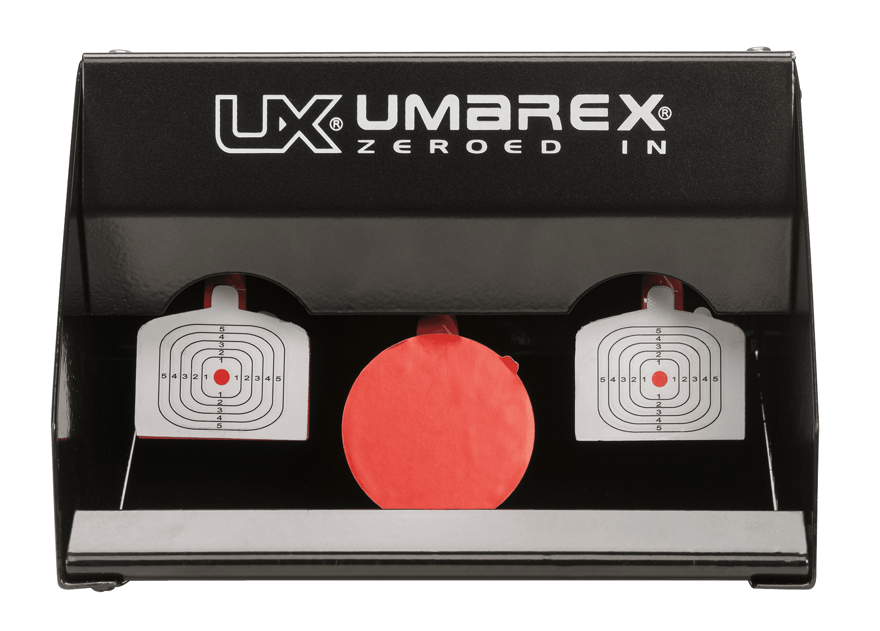 Umarex USA 2218075 Trap Shot Re-Setable Steel Red/White Target Air Rifle
