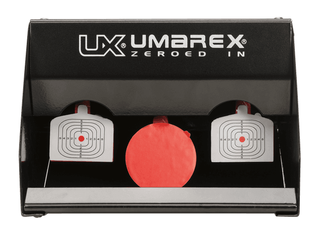 Umarex USA 2218075 Trap Shot Re-Setable Steel Red/White Target Air Rifle
