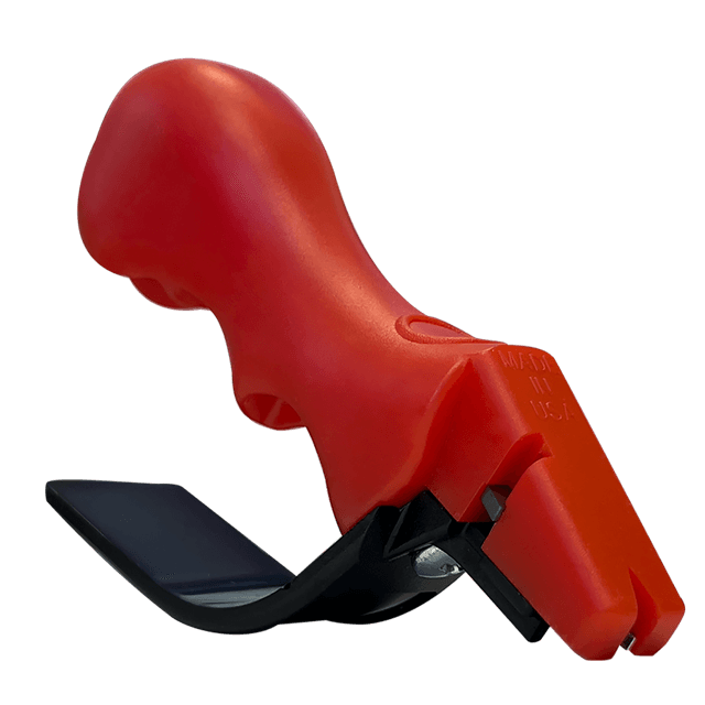 AccuSharp 1001C Sharpener Knife & Scissor Hand Held Diamond-Honed Carbide Sharpener Red