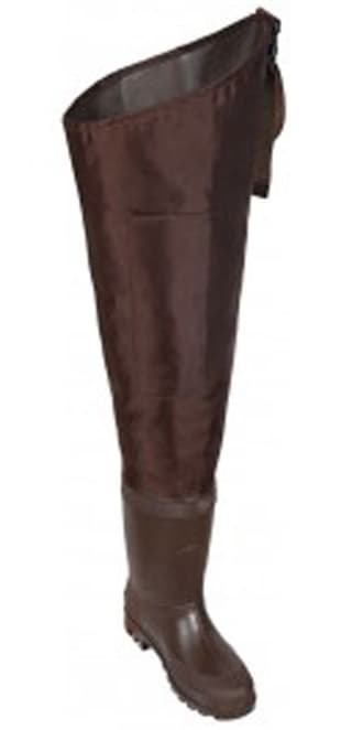 ALLEN BLK RIVER HIP WADER BRN SZ10
