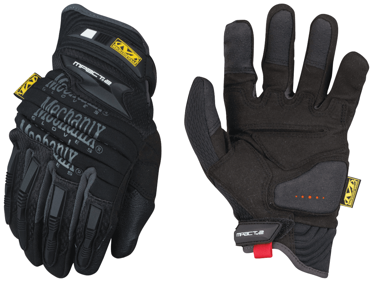 Mechanix Wear MP205013 M-Pact 2 Covert Black Armortex 3XL Velcro Closure