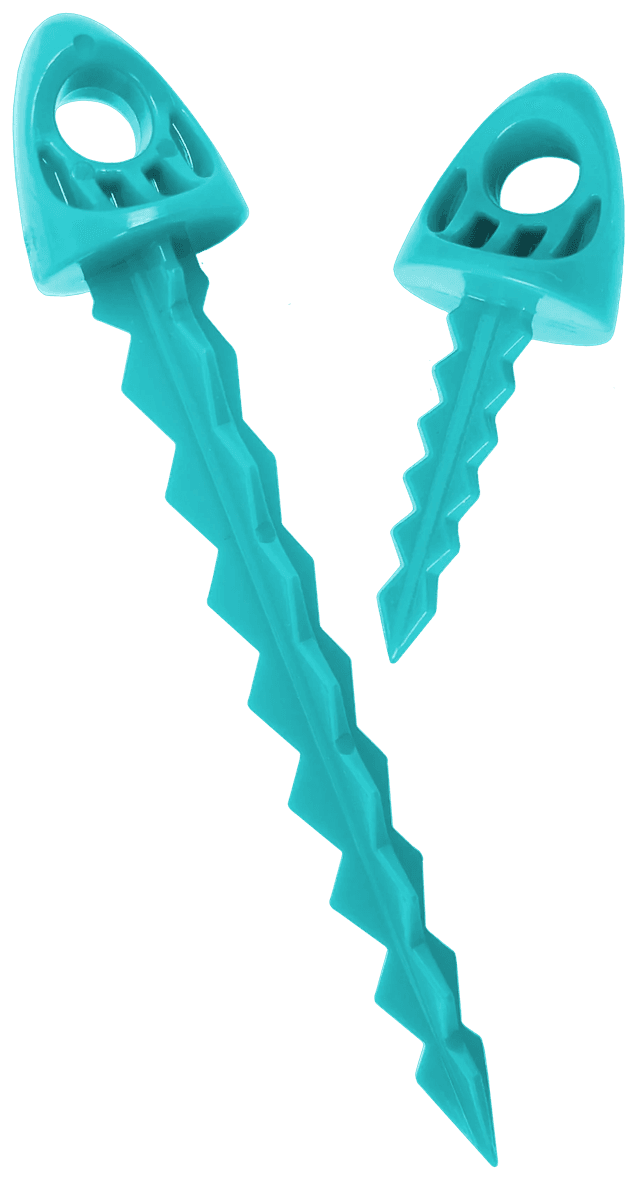 Targettack Llc Targettack Teal Green Polycarbonate Plastic 1"/3" For Paper/Vinyl Targets 12 Pack *Variety