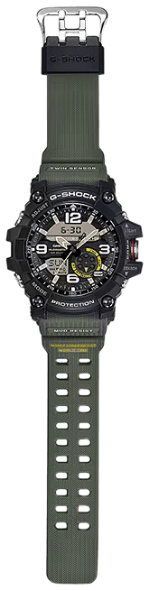 G-shock/vlc Distribution GG10001A3 G-Shock Tactical MudMaster Keep Time Green Size 145-215mm Features Digital Compass