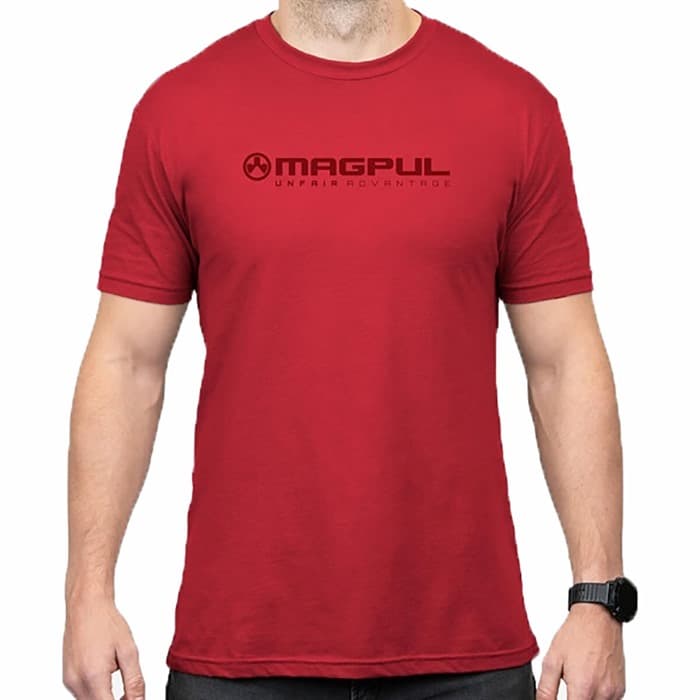 UNFAIR ADVANTAGE COTTON T-SHIRT RED X-LARGE