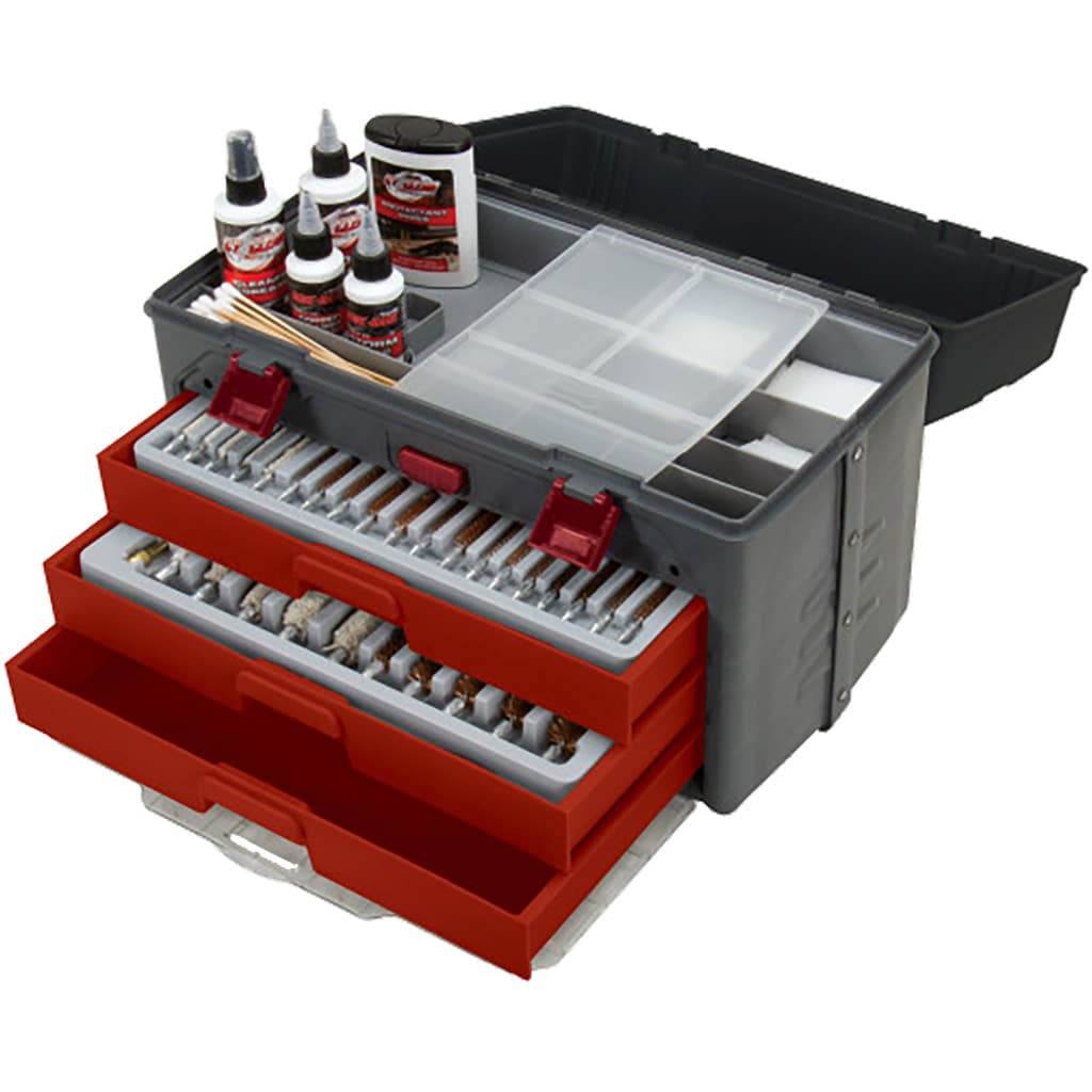 Allen Gun Center Tool Box Cleaning Kit Grey and Black