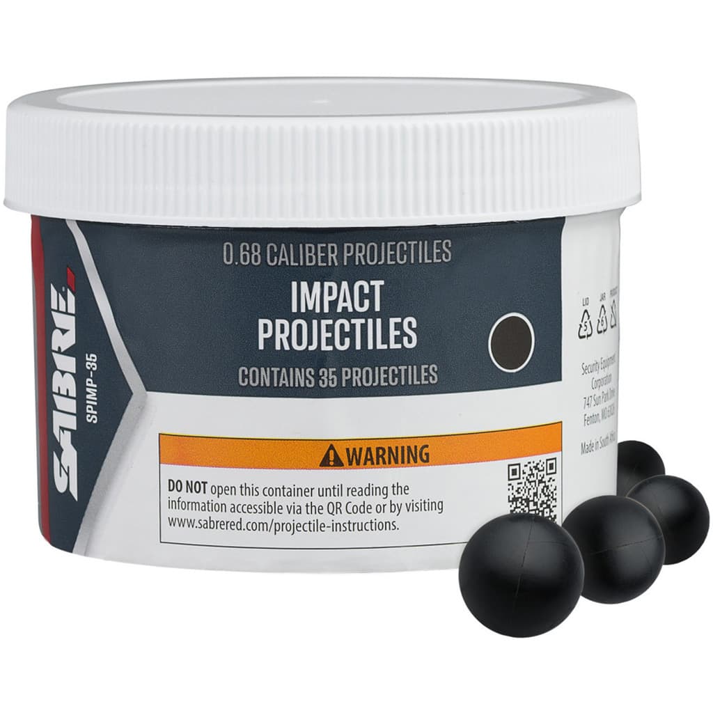 Sabre Impact 0.68 Caliber Projectiles 35/ct