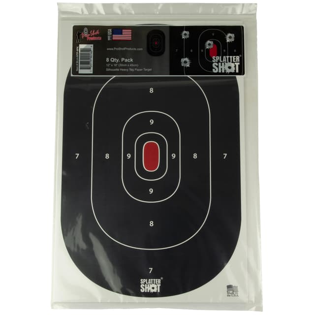 Pro-Shot 12" x 17" Silhouette Target - Tag Paper 8/ct