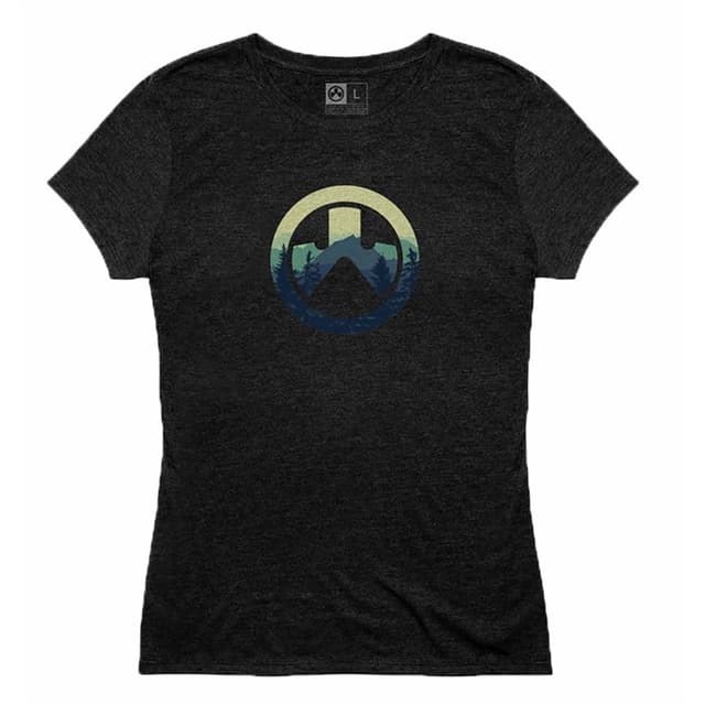 CASCADE ICON LOGO CVC T-SHIRT CHARCOAL HEATHER 2X-LARGE