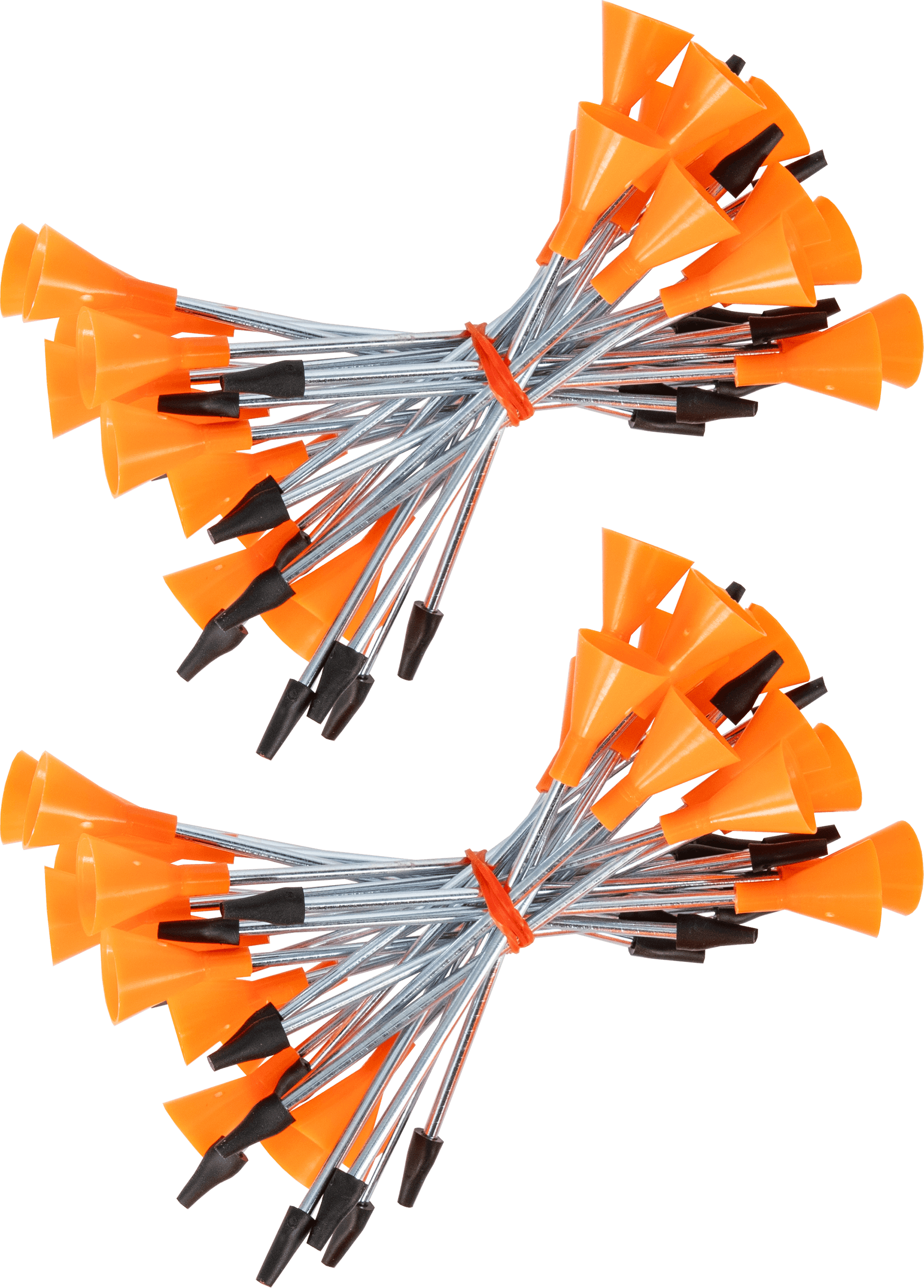 Cold Steel CSB625M Broadhead Darts Orange/Silver .625" Diameter 50 Pieces