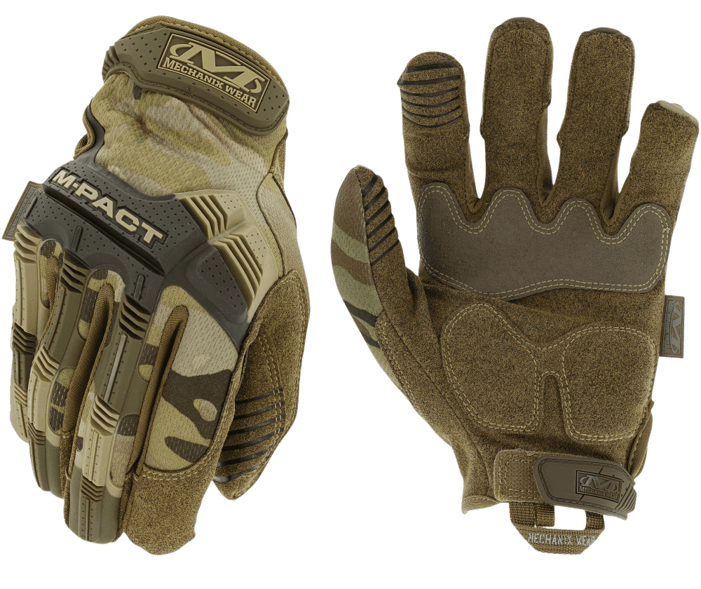 Mechanix Wear MPT78008 M-Pact  Multi-Cam Synthetic Leather Small TPR Closure