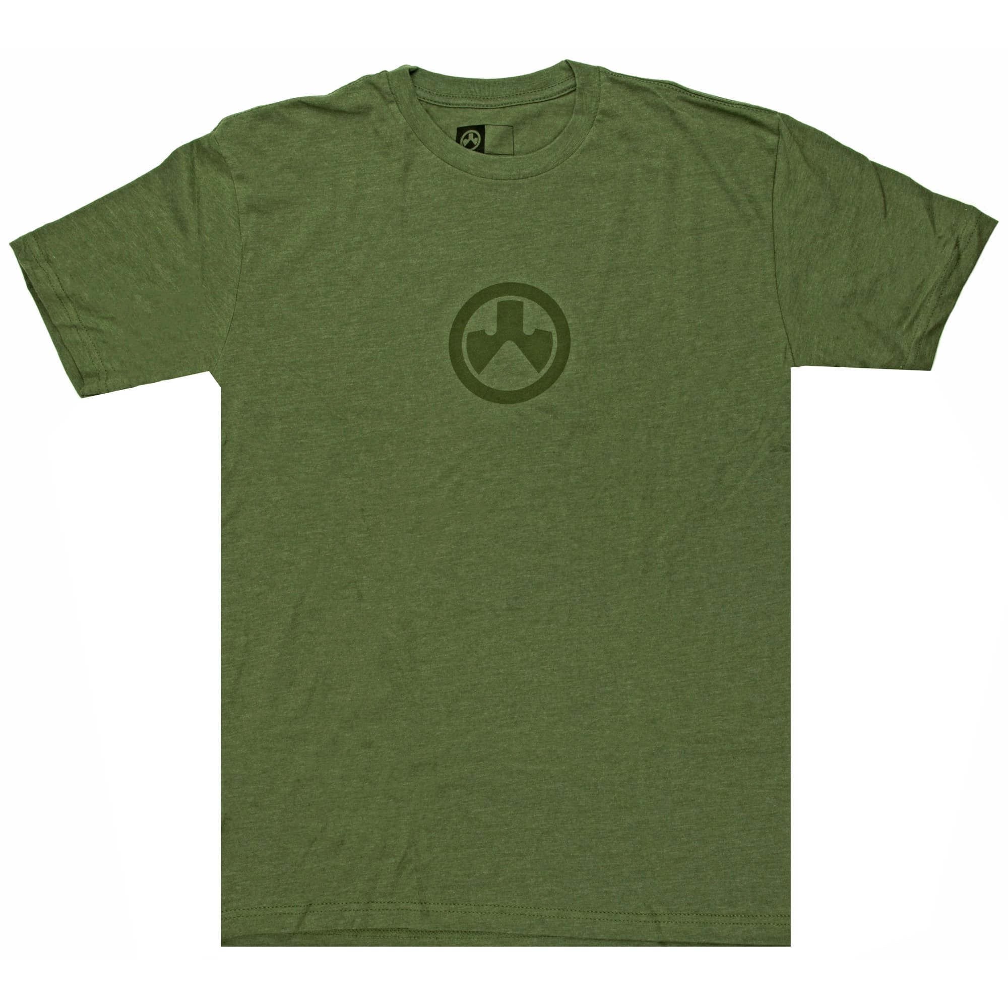 ICON LOGO CVC T-SHIRT LARGE OD HEATHER