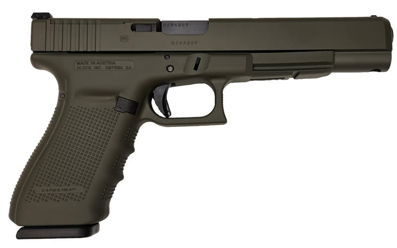 Glock G40 Gen 4 MOS 10mm Auto 6.02 inch 13 Rounds OD Green