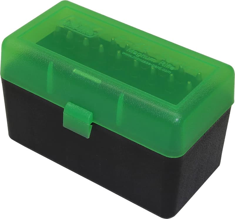 Ammo Box 50 Round 223 Flip Top Grn/Black
