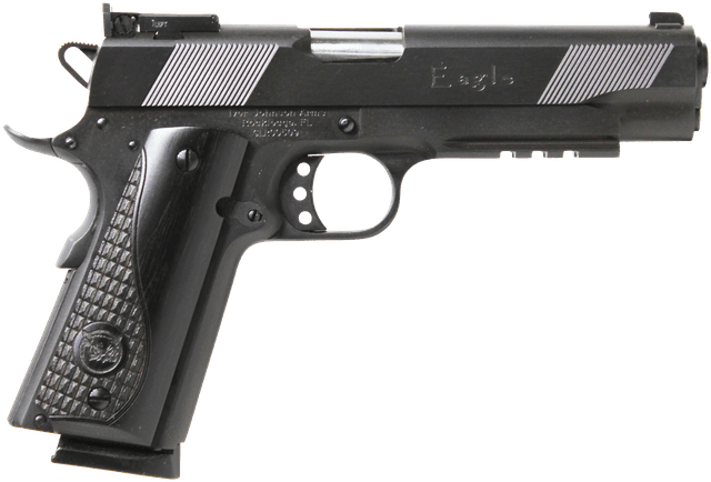 IVER Eagle LR 45ACP 5" Bld Rail Adj 8rd