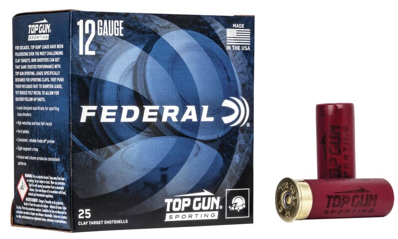 Federal Top Gun 12 Gauge 1 Ounce Shotgun Ammunition 7.5 Shot 250 Rounds