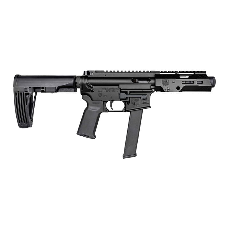 Diamondback Db9 9mm Luger 4 inch Barrel 32 Round Capacity Black Finish Tailhook Mod 2 Brace