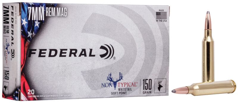 Federal 7mm Remington Magnum Non Typical Soft Point 150 Grain 20 Rounds
