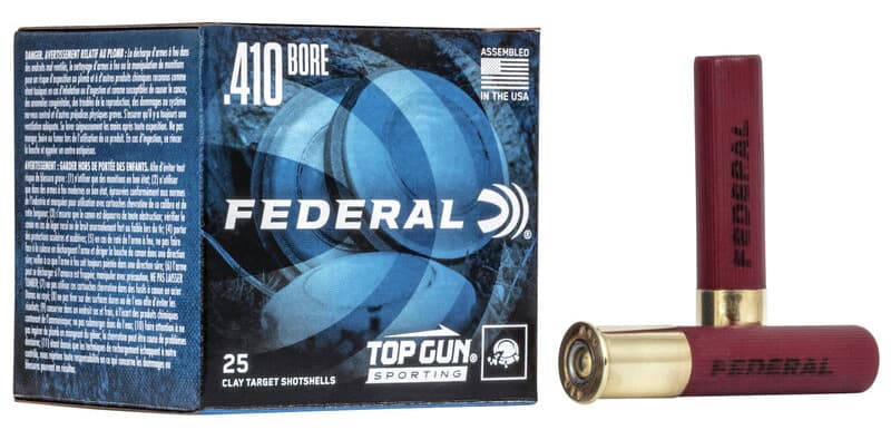 Federal Top Gun 410 Gauge 2 3/4 Inch 7.5 Shot 1/2 Ounce 25 Rounds