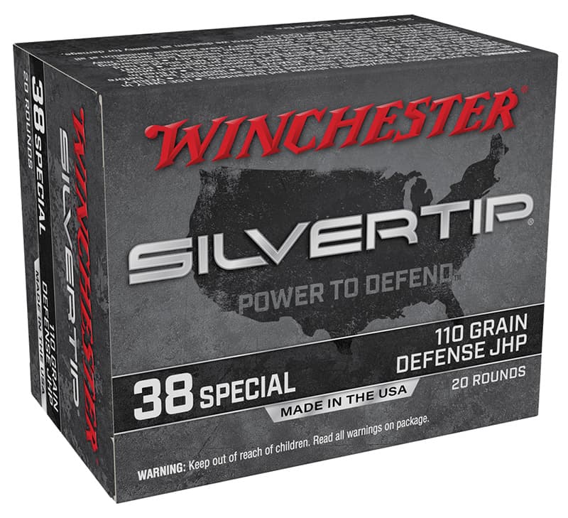 Winchester 38 Special Silvertip Hollow Point 110 Grain 20 Rounds