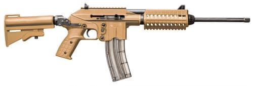 KelTec Su22E 22 Long Rifle 16in 26 Rounds Tan Collapsible Stock Rail