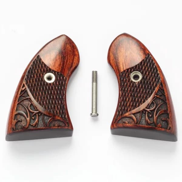 North American Arms Rosewood Boot Grip Engraved for 22Mag Fits Magnum Models