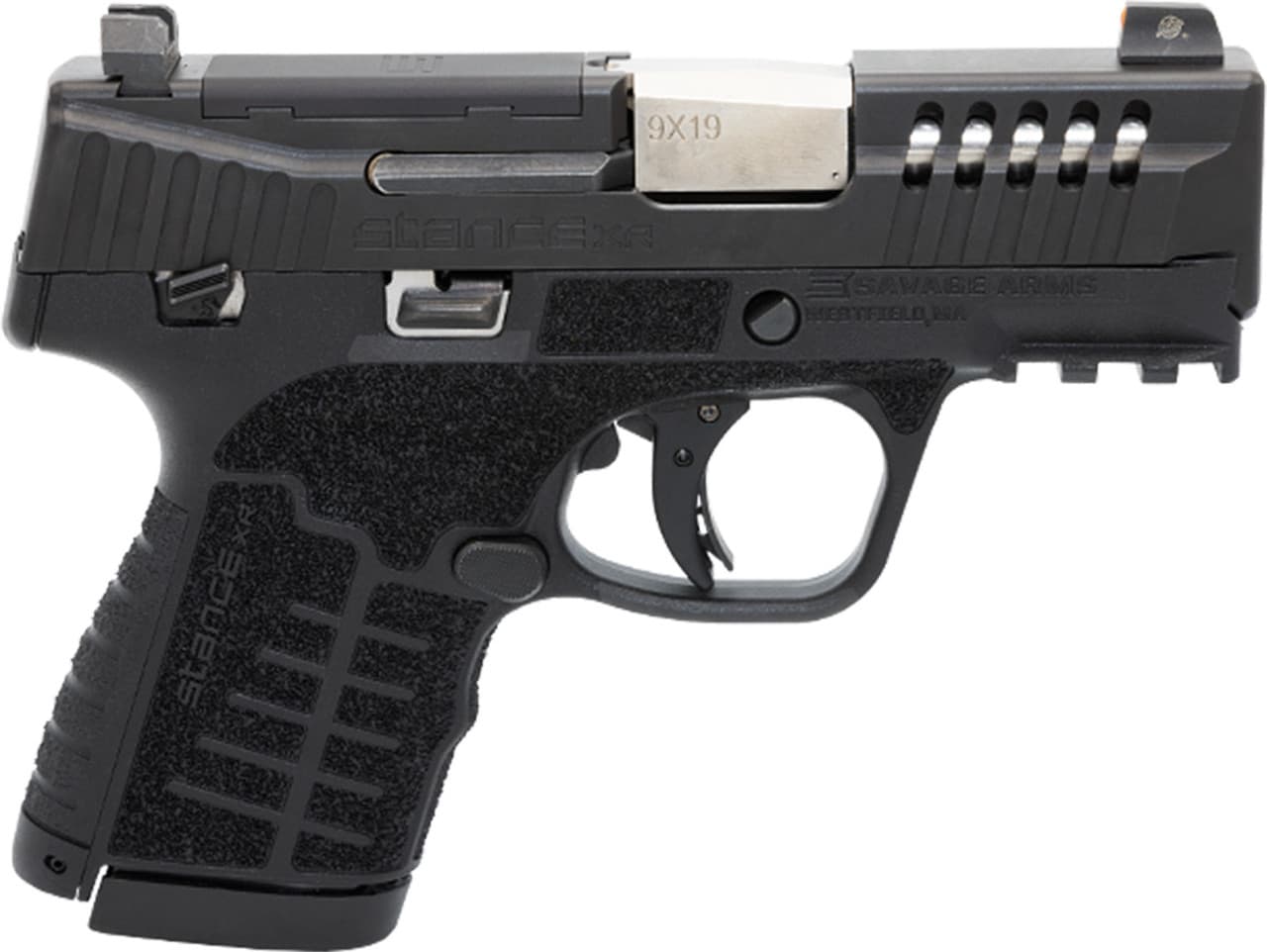 Savage Stance XR 9mm 3.20" 13+1 Ported Stainless Steel Slide Glass Filled Nylon Grip