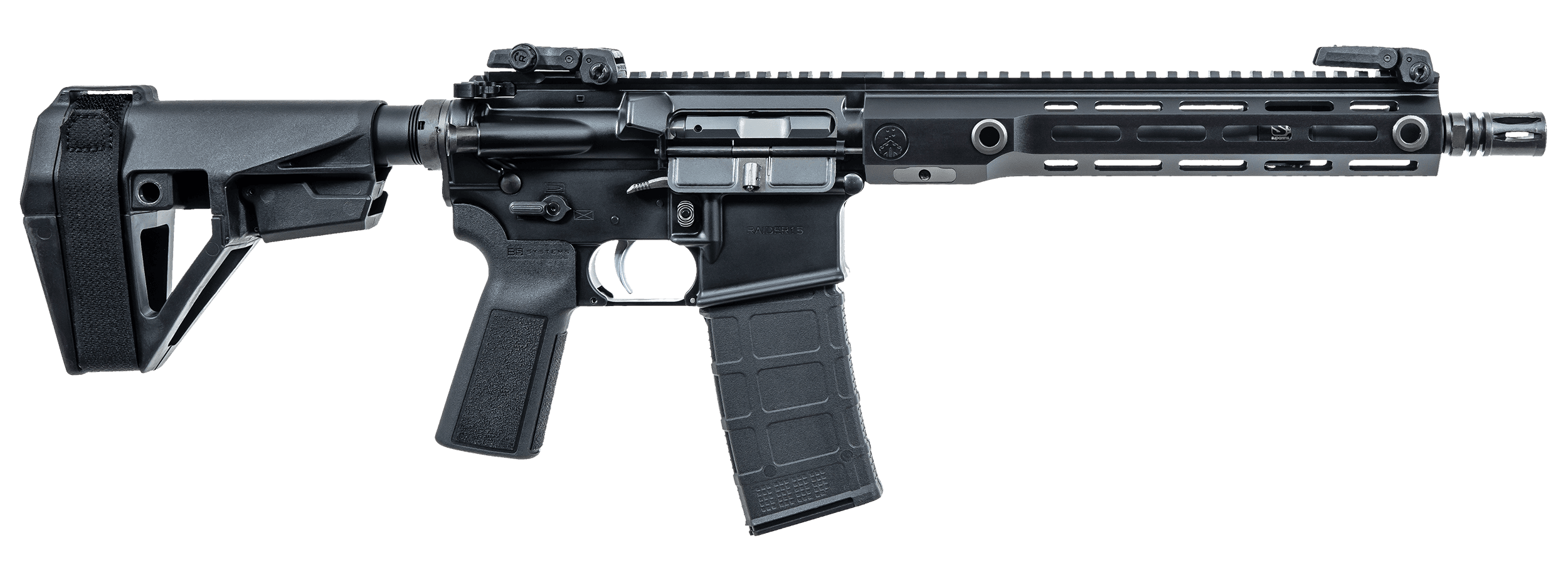 Watchtower Firearms RDR55611BLK Raider 15 5.56 NATO 30+1 B5 Grip Black