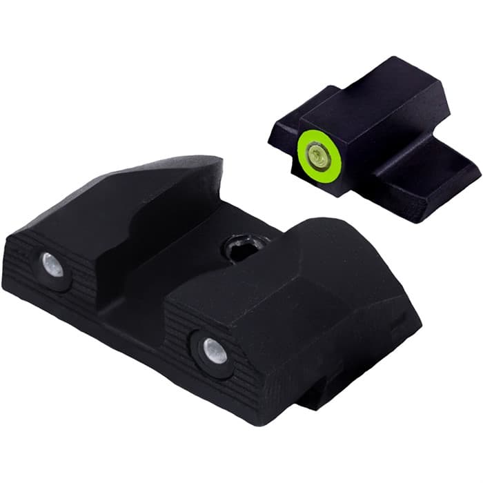 XS Sights R3D 2.0 for S&w Bodyguard 2.0 Steel Tritium 3 Dot Night Sights