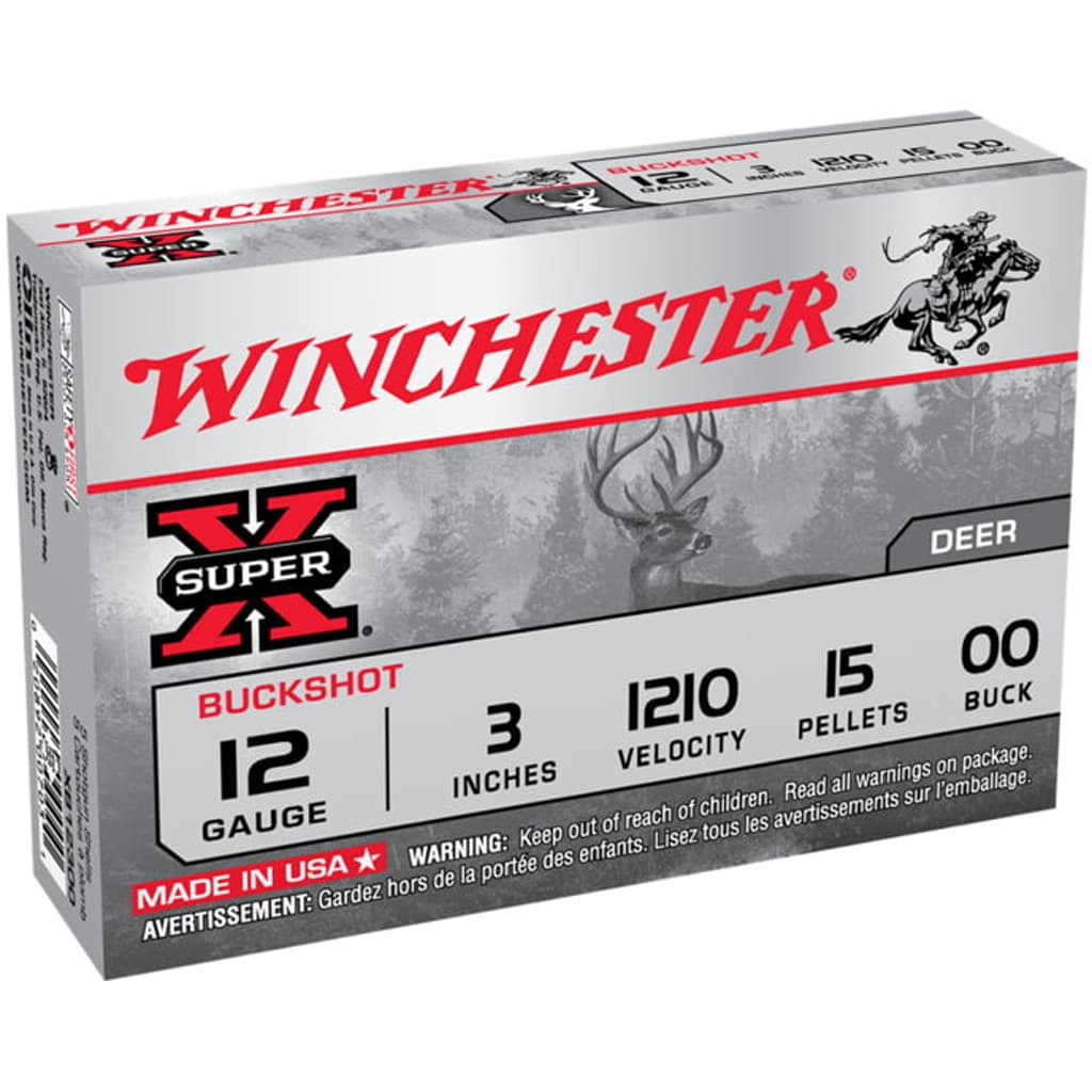 Winchester Super X Load 12 Gauge Buckshot 00 15 Rounds